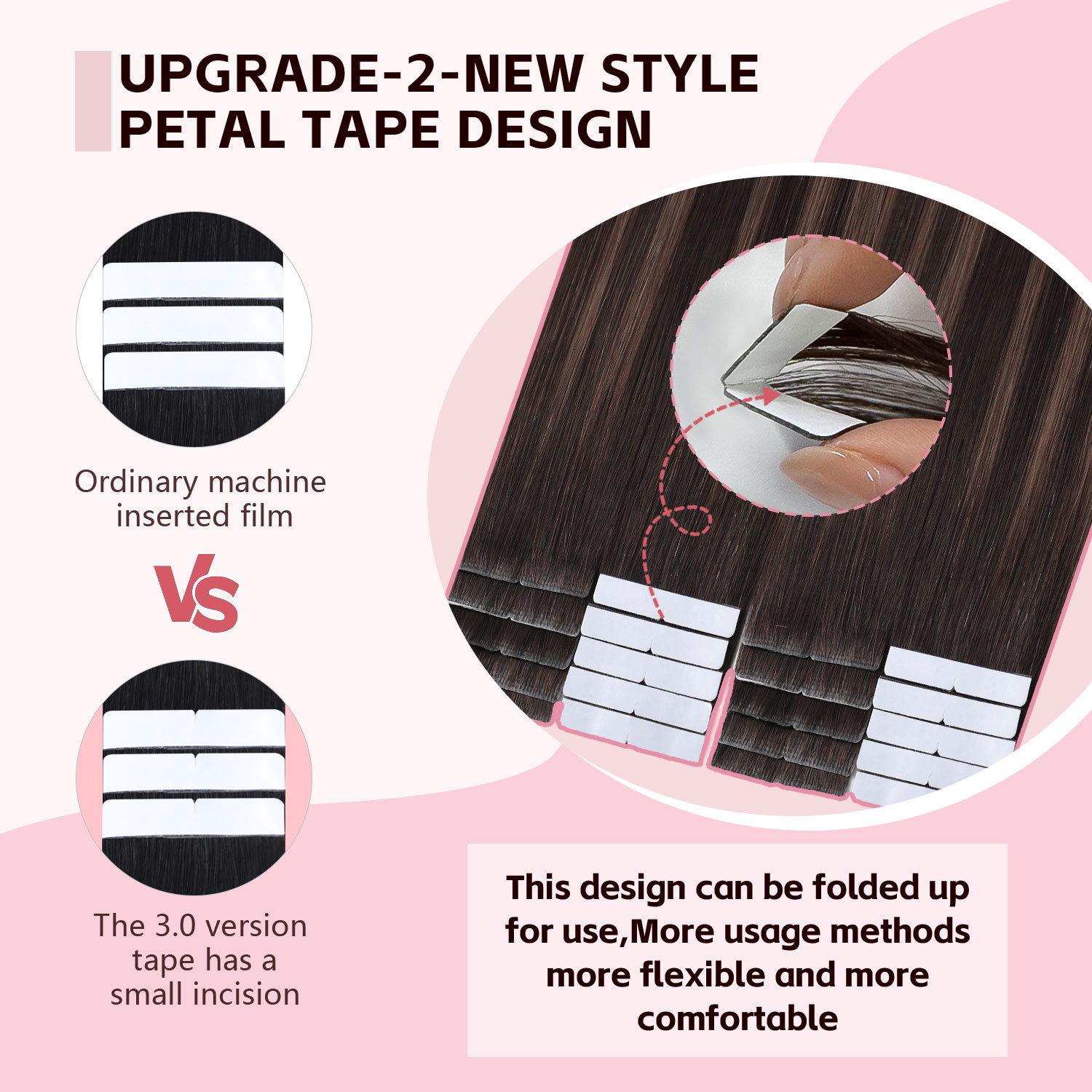 Sweetmet Görünmez Bantlı Saç U - Invisible Tape In Extensions Real Hair incelemesi ve fiyatı