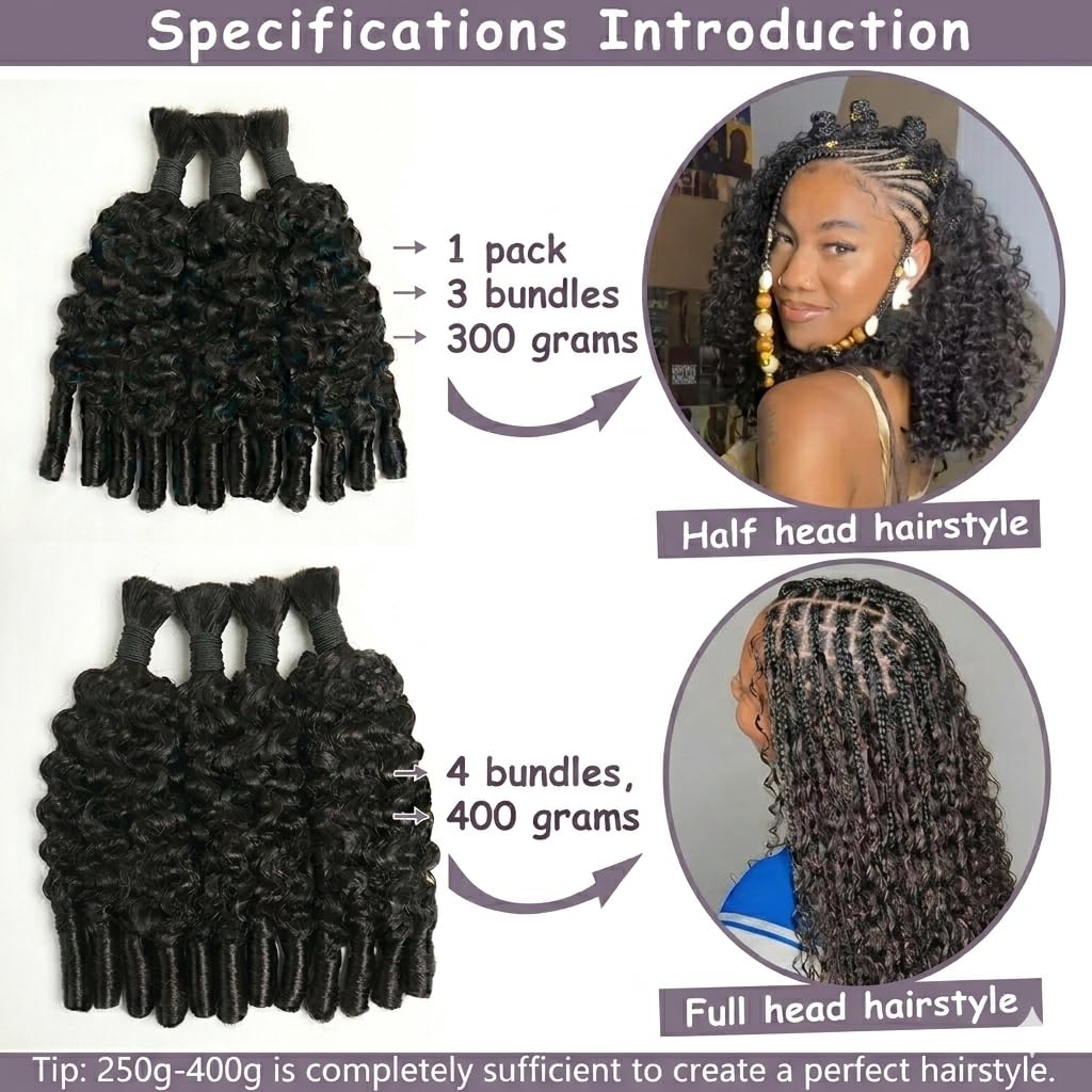 Boho Örgüler İçin İnsan Saçı Ö - Water Wave Bulk Human Hair For Braiding incelemesi ve fiyatı