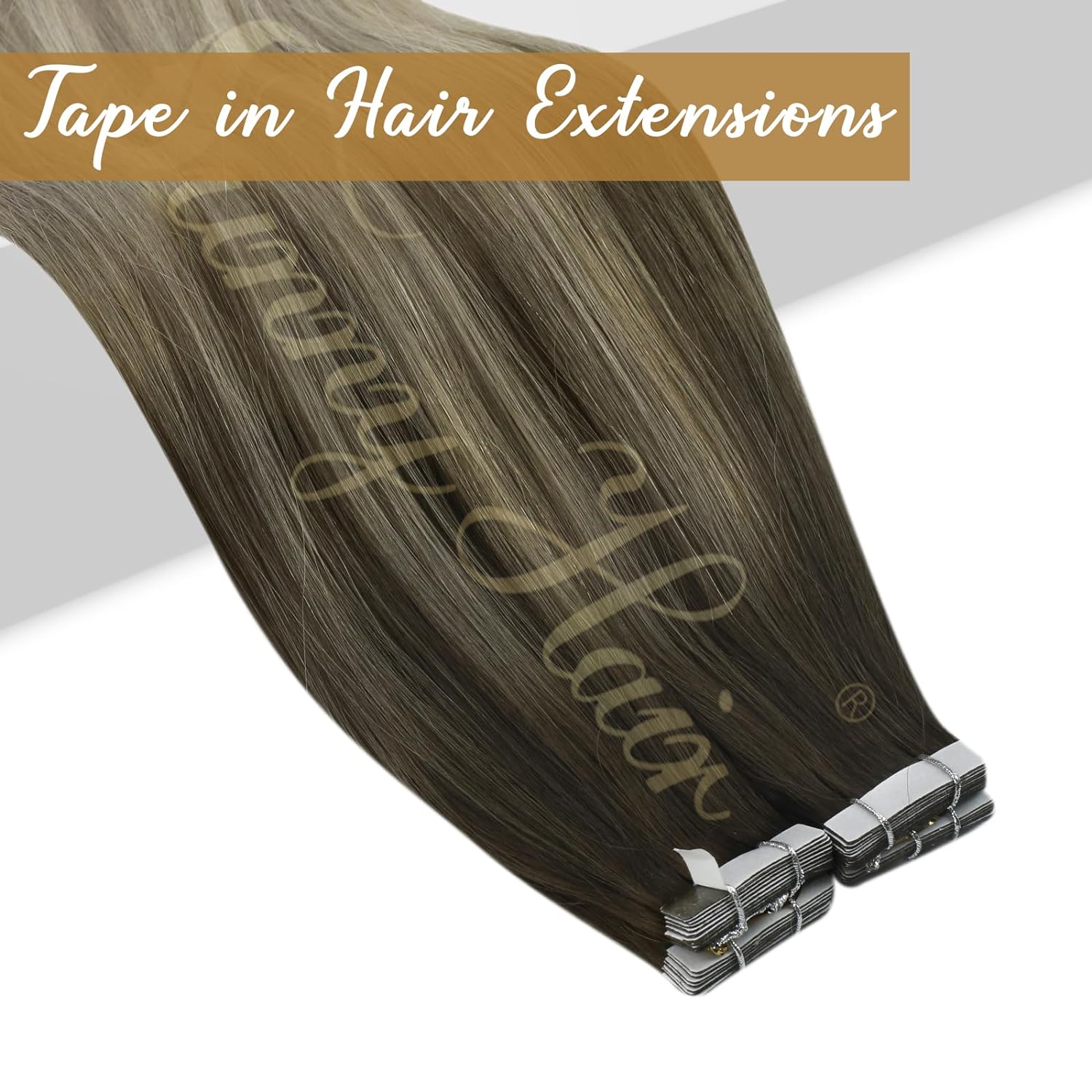 VeSunny Bantlı Saç Uzatmaları  - Invisible Tape In Extensions Real Hair incelemesi ve fiyatı